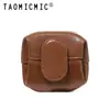 Cartera de Monedas Mini de Gran Capacidad Pu Casual Transfronteriza, Estuche Compacto Portátil Elegante para Llavero y Audífonos