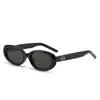 Nuevas Gafas de Sol Gm para Mujer, Gama Alta y Personalizadas Estilo Retro Americano Y2K Sexy Millennial Gafas de Sol Ovaladas con Montura Pequeña