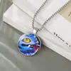 Accesorios de Collar K-Pop de Grupo de Chicas Cazadoras de Brujas Más Vendidos Transfronterizos Collar con Colgante de Piedra del Tiempo Collar de Piedra Preciosa Fábrica al por Mayor