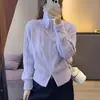 Chamarra de Punto con Cuello Alto y Doble Cremallera para Mujer 2025 Nuevo Otoño e Invierno Diseño Holgado Estilo Occidental Suéter de Punto de Manga Larga