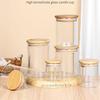 Vidro de Borossilicato Alto para Sala de Estar Frasco de Aromaterapia Velas Ornamentos Copo de Vela de Aromaterapia Copo de Vidro Frasco de Vidro Nai de Alta Temperatura