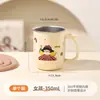 Taza para Enjuague Bucal de Acero Inoxidable 304 Serie Familiar con Asa, Taza para Cepillo de Dientes Colgable, Gran Capacidad, Taza de Lavado Resistente a Roturas