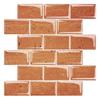 Pegatinas de pared autoadhesivas con pegamento de gota, procesamiento de fábrica, serie de ladrillos cuadrados pequeños, decoración de pared, papel tapiz 3D, pegatinas impermeables y resistentes a las manchas