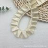 Punto 2.5cm cinta cinta de satén encaje plisado DIY vestido de novia vestido de noche caja de regalo ropa de muñeca ropa accesorios para el cabello materiales de tela