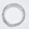 Pulsera de Cristal Natural Gris Fuegos Artificiales Hai Zhu Ren Xin para Mujer, Diseño de Moda, Pulsera de Lujo Ligero al por Mayor