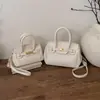 Bolso de Mano Moderno de Gran Capacidad para Mujer 2026 Nuevo Modelo Textura Simple Estilo Coreano Bolso Tote de Nicho Bolso Cruzado