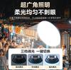 Lámpara de platillo volante LED recargable súper brillante para puestos, lámpara recargable de gran capacidad para exteriores, lámpara portátil estilo camping para mercado nocturno de larga duración