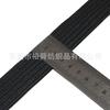 Suministro spot 25mm cinturón elástico para caballos punto negro 48 bobinas Trenza elástica