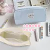 Estuche Original Nuevo Azul con Forma de Gato, Caja de Papelería Linda y Fresca para Estudiantes, Bolsa de Almacenamiento para Lápices