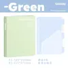 Cuaderno de Hojas Sueltas Antideslizante Brillante B5 Cuaderno de Alto Valor Estilo Ins Sencillo Estudiante Cubierta de Cuaderno de Hojas Sueltas