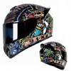 Casco de Motocicleta Integral Transfronterizo para Hombres y Mujeres, Adecuado para Vehículos Eléctricos, Go-Karts, Motocicletas de Carreras y Nuevo Equipo de Protección para Motocicletas