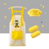 Delantal Infantil para Pintar para Niños y Niñas, Tallas Mediana y Grande de Ropa Protectora Infantil, Cocina Casera Impermeable para Pintura Artística, Bata Reversible