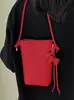 Moderna bolsa pequeña cruzada para mujer 2026 nueva de moda verano elegante versátil bolsa para teléfono versión coreana bolsa de hombro cruzada