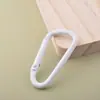 Accesorios Coloridos para Joyería DIY Hebilla de Resorte en Forma de D Pintada Mosquetón Colgante para Equipaje Llavero Hebilla Material al por Mayor