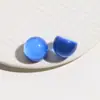 21mm Fofo Cheio Brilhante Colorido Redondo Tambor Resina Meia Pílula Adesivo DIY Joias de Orelha de Alta Qualidade Acessórios