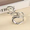 Moda Retro Transfronteriza Europea y Americana Estilo Geométrico de Aleación Pulsera Abierta de Resorte Ancha Brillante Hueca para Mujer