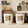 Cubo de basura estilo Mid-Century para el hogar, Cesto de basura de aspecto elegante, Conveniente multiusos para dormitorio, sala de estar, baño