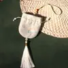 Bolsita Repelente de Mosquitos de Ajenjo Bolsa Vacía con Flores Secas, Bolsa Pequeña Portátil Bordada de Fragancia, Regalo para Niños, Bolsita Repelente de Mosquitos