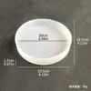 DIY Resina epoxi cristal 5 base de bandeja de flores cuadradas de seis lados molde de silicona colgante de ciruela amor
