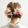 Accesorio para el Cabello Dulce con Lazo Estilo Japonés Flor de Seda de Verano Pasador de Color Caramelo Flor para el Cabello de Niña Adorno para el Cabello de Kimono Japonés Pasador