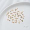 Clavo ojo de oveja de acero inoxidable que no se desvanece, acero de titanio, rosca, cuerno, clavo con cuentas, accesorios, material para joyería de perlas hecha a mano DIY