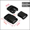 Hebilla de Plástico de Presión para Cinturones, Hebilla de Liberación Rápida para Zapatos, Sujetadores para Mochilas y Equipaje, Clips de Plástico para Correa Ajustable