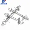 Juego de Tornillos de Acero Inoxidable 304 de Doble Rosca para Atravesar Paredes, Pernos de Varilla Roscada Extendida M4M5M6M8M10M12