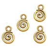 Acessórios de joias DIY em liga padrão espiral anel de mosquito pingente pulseira criativa colar pingente decorativo B206