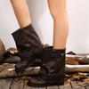 Botas de Outono de Alta Qualidade para Mulheres, Estilo Fino, Adequadas para Combinar com Saias, Botas de Tornozelo para Dançar, Estilo Xinjiang, Muito Atraentes, Versáteis, Canoas Empilhadas