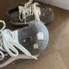 Bonitas zapatillas de entrenamiento alemanas de punta redonda con diseño de manchas, zapatillas blancas de suela plana para mujer, nueva colección de otoño 2026, zapatillas casuales versátiles