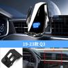 Soporte de Carga Inalámbrica para Teléfono Móvil y Soporte para Teléfono Móvil de Apertura y Cierre Eléctrico con Sensor Infrarrojo Dedicado para Audi A6L y Otros Coches