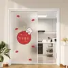 Adhesivo de Vidrio para Puerta de Cocina Translúcido Opaco Baño Puerta Corrediza Adhesivo para Ventana Decorativo Esmerilado Película Antiespionaje