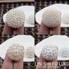 Botones de Perlas Cosidos a Mano, Abrigo de Lana de Moda y Botones Decorativos de Piel, Botones Pequeños de Perlas Perfumadas