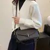 Bolso texturizado transfronterizo Nuevo bolso para mujer Otoño e Invierno 2024 Bolso de hombro vintage de leopardo Bolso de hombro personalizado de lagarto