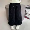 Calça de Renda Estilo Coreano para Meninas Estilo Primavera e Outono 2026 Nova Moda Infantil Calça Longa Estilosa para Bebês e Crianças Pequenas