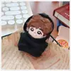 Roupas para Bonecas Miniatura Roupas e Chapéus para Bonecas de 5cm 5cm 7cm Moletom com Capuz em Formato de Animal Formato de Estrela Cor Sólida Preto e Branco