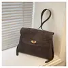 Nova Bolsa Kelly Fashion Retrô 2026 com um Toque de Nicho, Bolsa de Ombro Único Transversal, Bolsa Tote Versátil de Grande Capacidade
