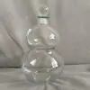 Nueva botella creativa de vidrio con forma de calabaza, fruta de ginseng, vino espumoso, botella de jugo de frutas embotellado 2 kg botella vacía de vino blanco venta al por mayor