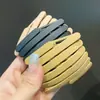 Diadema Plegable Color Morandi para Mujer, Portátil para Viaje, Deformable, para Lavado Facial, Estilo Francés Retro, Pinza para el Cabello, Tocado, Verano