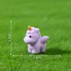 Nuevo producto transfronterizo: Figuras de Pegaso y unicornio de dibujos animados en miniatura, perfectas para micro paisajismo, decoraciones DIY y adornos de escritorio.
