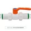 Conector rápido de PPR de 4 puntos, 20 en línea, sin termofusión, conexión rápida, codo directo, doble sellado, accesorios para tuberías de agua de PE
