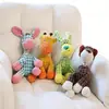 Juguetes de Perro de Peluche Multicolor, Juguetes Chirriantes y Duraderos para Masticar, para Alivio de la Ansiedad y Dentición, 5 Estilos Disponibles