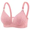Sujetador push-up inalámbrico cómodo de mujer fino para comercio exterior transfronterizo, sujetador deportivo transpirable de espalda bonita con efecto realce