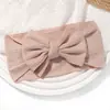 Diadema para bebé transfronteriza más vendida de Amazon, suave y elástica, borde ancho, lazo de color sólido, diadema para niños 3571