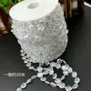 Cortina de Cuentas Acrílicas, Cortina de Hilo, Guía de Pasillo de Boda, Hilo de Cristal, Decoración de Techo para Lugar de Boda, Cortina de Puerta, Divisor