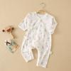 Roupas de Bebê Meia-calça de Verão Fibra de Bambu Respirável Confortável Roupas de Escalada Bebê Saco de Escalada Longo Roupas de Pipi Fina