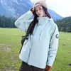 Chamarra tres en uno estilo Luotuo para mujer con forro desmontable, abrigo cortavientos impermeable para hombre para senderismo, viajes, montañismo