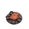 Adornos para Mascotas de Té Se Pueden Usar para Cultivar Mini Tetera de Arena Púrpura Juego de Tazas Taza de Bolsillo Pequeña Punta de Dedo Tetera Juego de Té Juego de Té Kung Fu