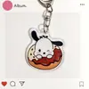 Llavero de Rosquilla Sanrio Lindo Colgante para Llavero Acrílico de Doble Cara Colgante para Mochila Escolar de Estudiante Mejor Amigo