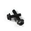 Tornillo de Brida Hexagonal Externo de Acero Inoxidable 304 Negro Grado Industrial Gwm Almohadilla Antideslizante En Stock